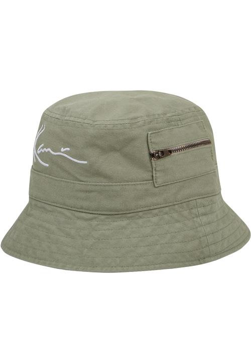 Karl Kani Hat  khaki / hvid