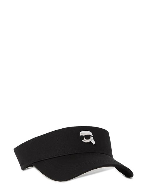 Karl Lagerfeld Hætte 'Ikonik 2.0 Visor'  beige / sort / hvid