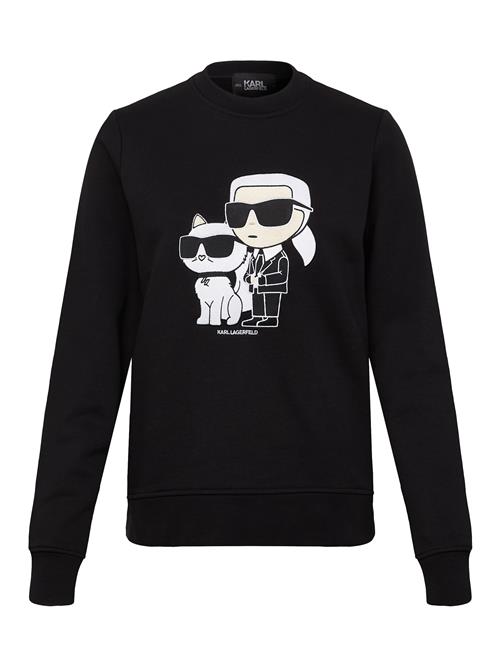 Se Karl Lagerfeld Sweatshirt 'Ikonik 2.0'  creme / sort / hvid ved About You