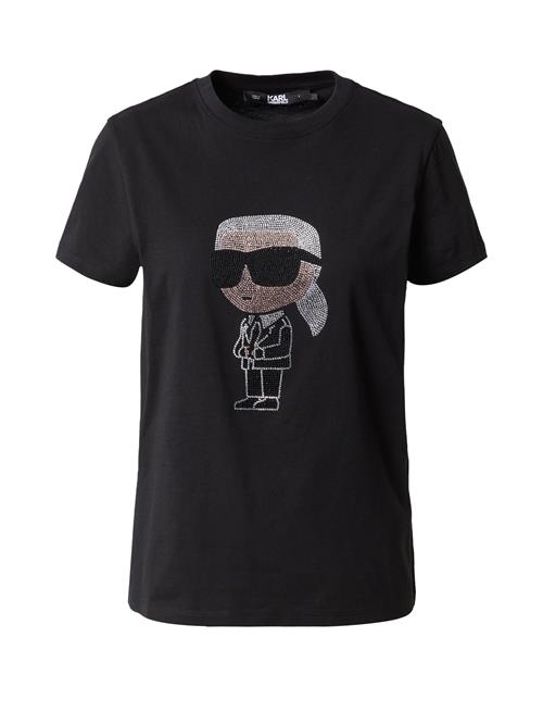 Karl Lagerfeld Shirts 'Ikonik'  sort / sølv / transparent