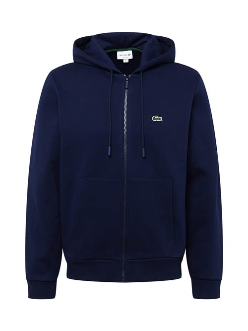 Se LACOSTE Sweatjakke  navy / grøn / hvid ved About You