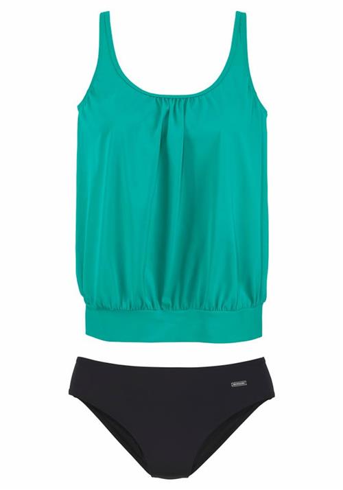 LASCANA Tankini  jade / sort