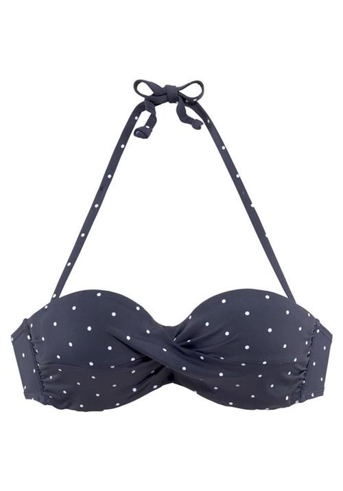 Se LASCANA Bikinioverdel 'Sparkel'  navy ved About You