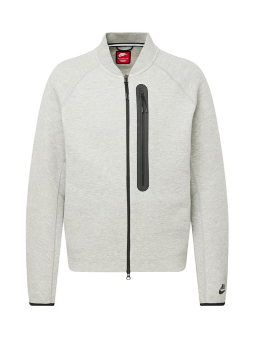 Nike Sportswear Sweatjakke 'TCH FLC N98'  grå-meleret / sort