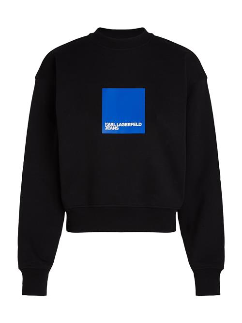 KARL LAGERFELD JEANS Sweatshirt  blå / sort / hvid