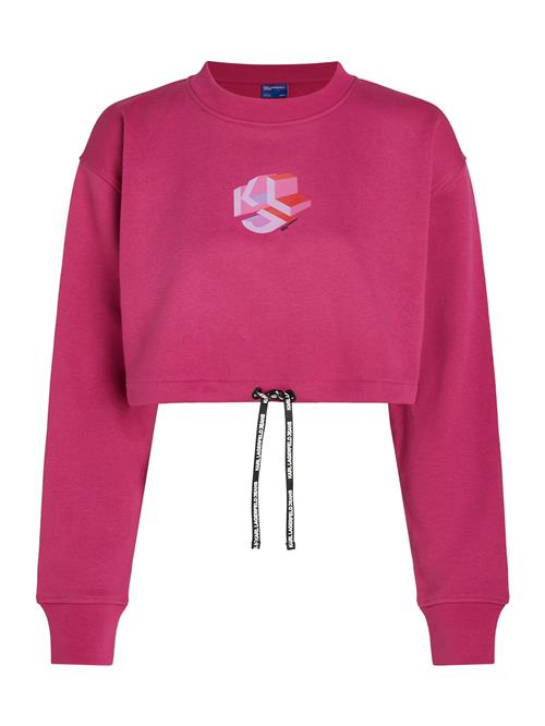 Se KARL LAGERFELD JEANS Sweatshirt  lyseblå / hummer / fuchsia / lyserød ved About You