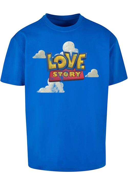 MT Upscale Bluser & t-shirts 'Love Story'  blå / gul / rød / hvid