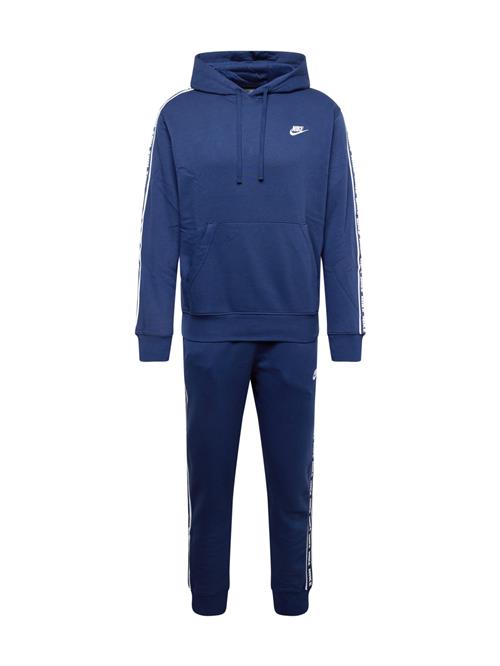 Nike Sportswear Joggingdragt 'CLUB FLEECE'  navy / hvid