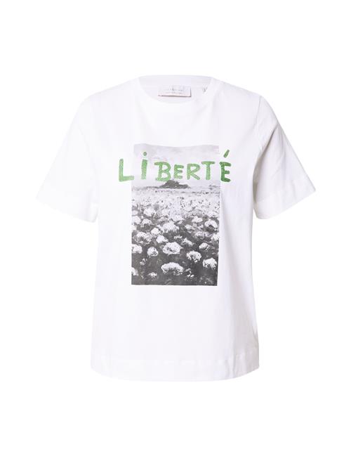 Se Rich & Royal Shirts 'Liberté'  grå / grøn / hvid ved About You