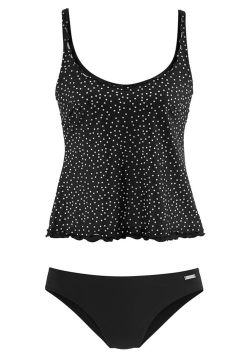 LASCANA Tankini  sort / hvid