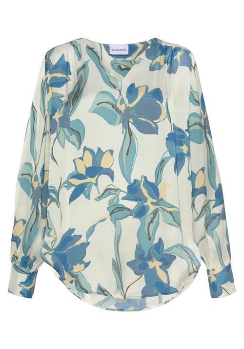 LASCANA Bluse  creme / lyseblå