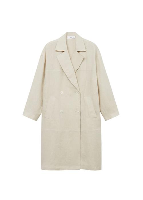 MANGO Overgangsfrakke 'Camil-I'  beige