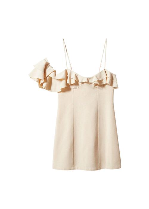 MANGO Coctailkjole 'Camila'  beige