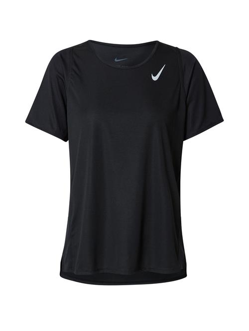 NIKE Funktionsbluse 'Race'  lysegrå / sort