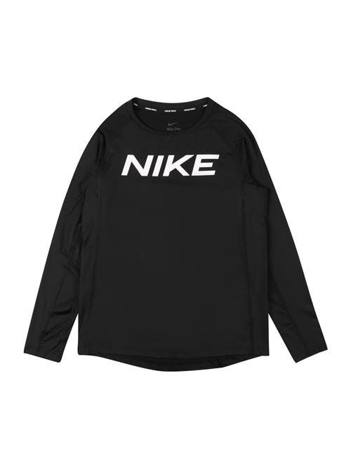 NIKE Funktionsskjorte 'Pro'  sort / hvid