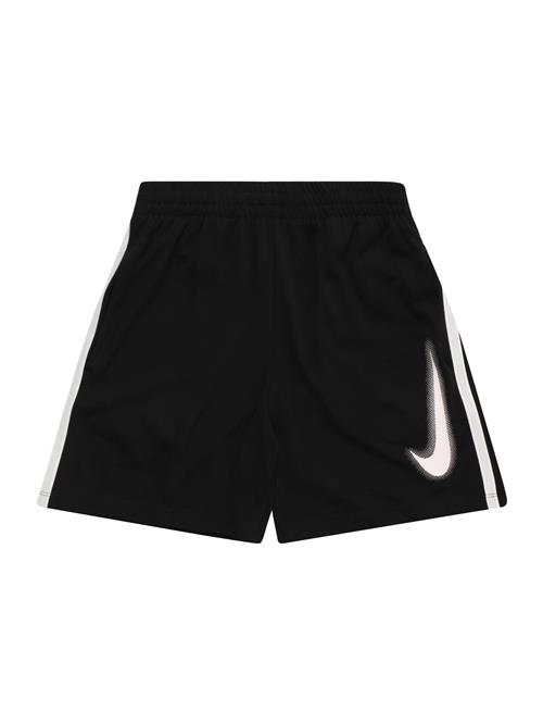 NIKE Sportsbukser  sort / hvid