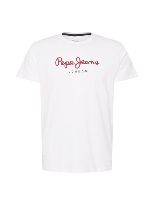 Se Pepe Jeans Bluser & t-shirts 'Eggo'  navy / mørkerød / hvid ved About You