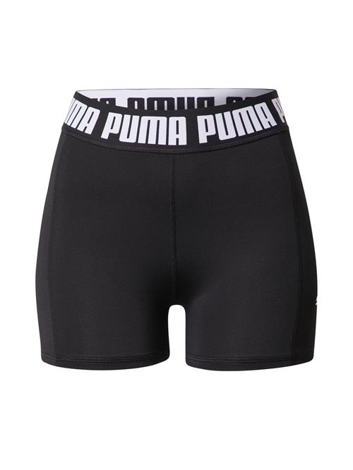 PUMA Sportsbukser  sort / hvid