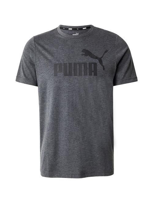 PUMA Funktionsskjorte 'Essentials Heather'  mørkegrå / sort