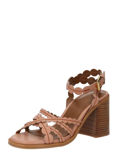 Se See by Chloé Sandaler med rem 'KADDY'  beige / brun ved About You