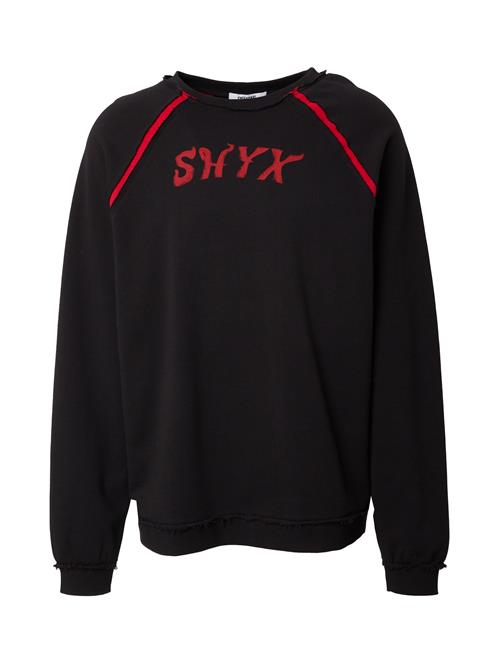 SHYX Sweatshirt  rød / sort