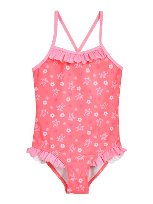 PLAYSHOES Badedragt 'Hawaii'  koral / lys pink / mørk pink