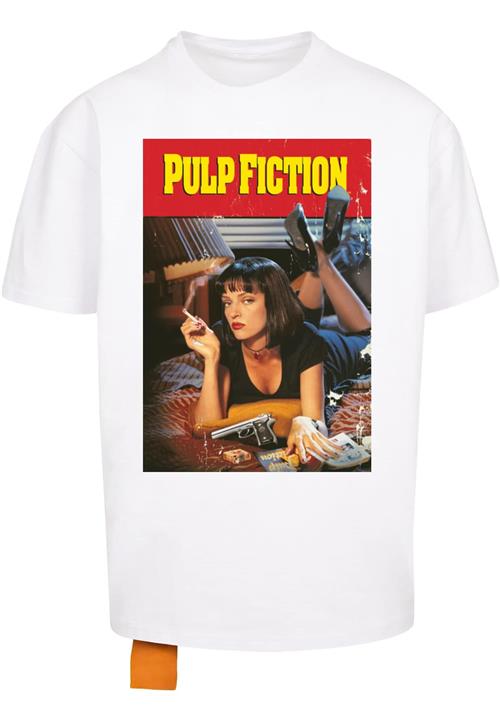 Merchcode Bluser & t-shirts 'Pulp Fiction Poster'  lysebrun / blodrød / sort / hvid