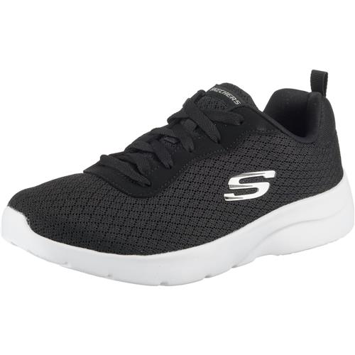 SKECHERS Sneaker low 'Dynamight'  sort / sølv / hvid