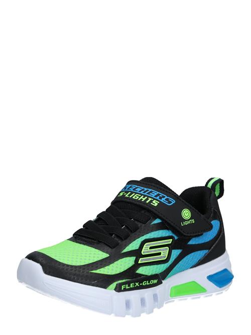 SKECHERS Sneakers  himmelblå / neongrøn / sort