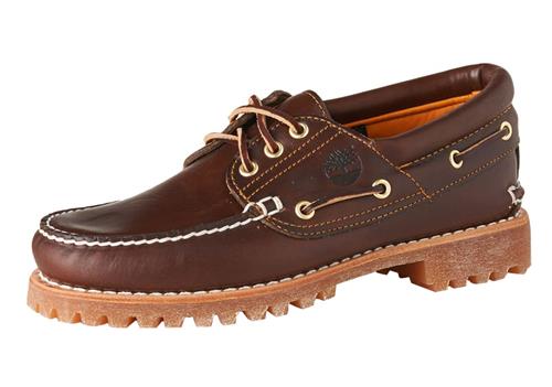 Se TIMBERLAND Mokassin 'Authentics 3 Eye Classic'  mørkebrun ved About You