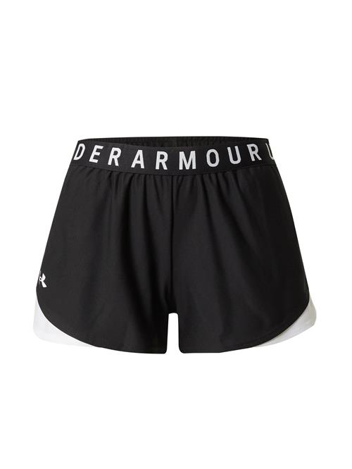 UNDER ARMOUR Sportsbukser 'Play Up'  sort / hvid