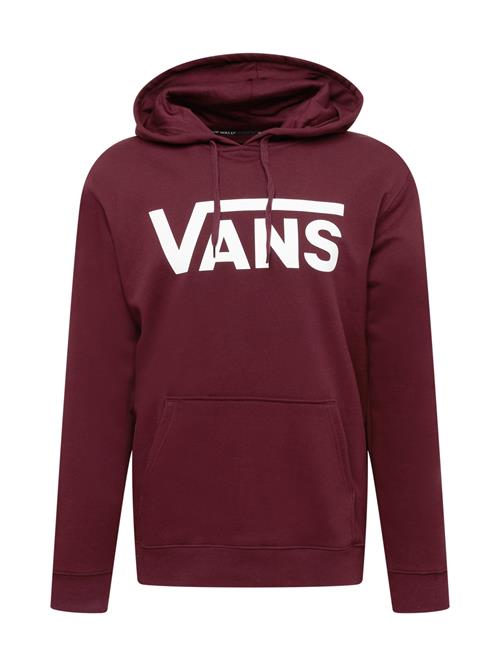 VANS Sweatshirt 'Classic II'  vinrød / hvid