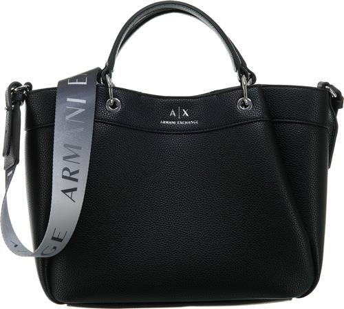 ARMANI EXCHANGE Håndtaske  grå / sort