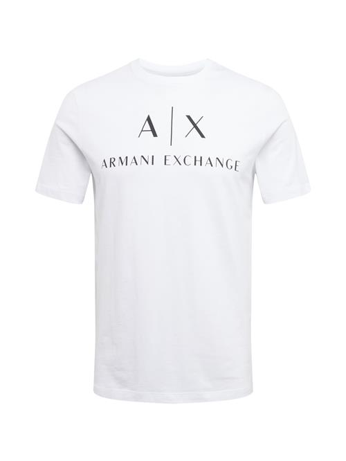 Se ARMANI EXCHANGE Bluser & t-shirts '8NZTCJ'  sort / hvid ved About You