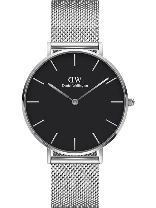 Daniel Wellington Analogt ur 'Petite Sterling S Black'  sølv