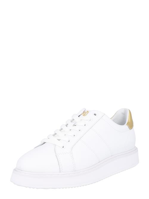 Se Lauren Ralph Lauren Sneaker low 'ANGELINE'  guld / hvid ved About You