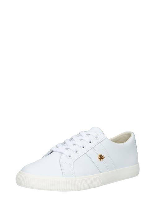 Se Lauren Ralph Lauren Sneaker low 'Janson II'  guld / hvid ved About You