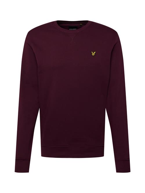 Se Lyle & Scott Sweatshirt  gul / burgunder / sort ved About You