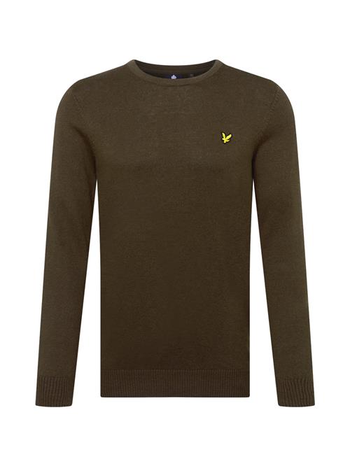 Lyle & Scott Pullover  gul / oliven / sort