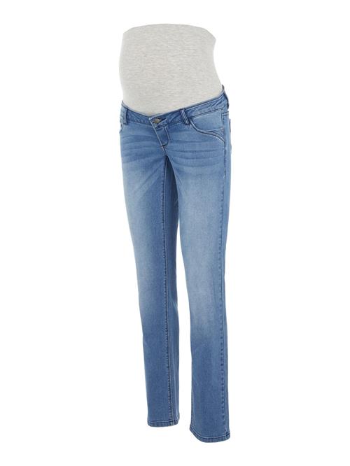 Se MAMALICIOUS Jeans 'Sarina'  blue denim / grå ved About You