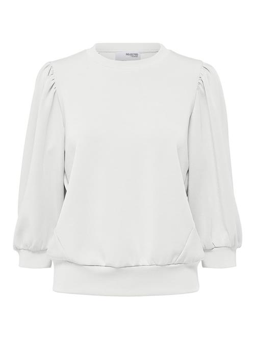 Se SELECTED FEMME Sweatshirt 'Tenny'  hvid ved About You