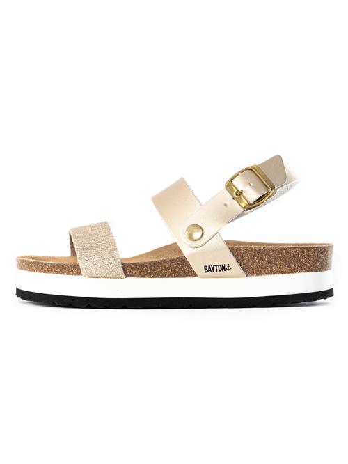 Bayton Sandaler med rem 'Almeria'  beige / guld