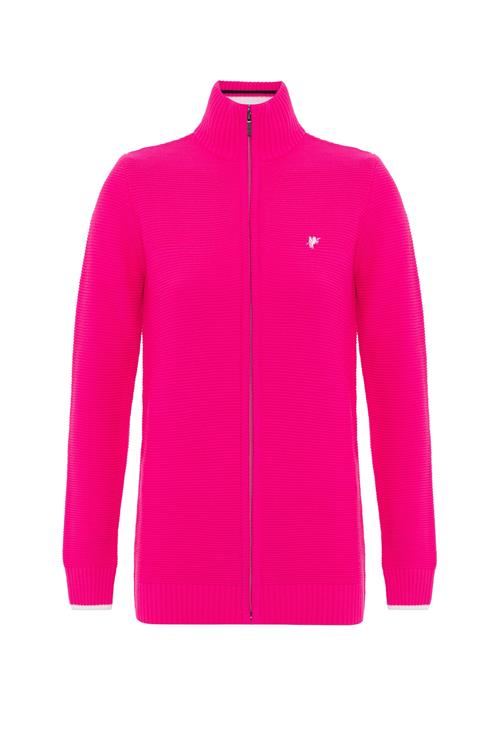 DENIM CULTURE Cardigan 'DINA'  neonpink