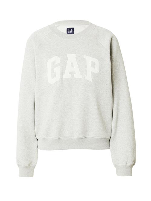 GAP Sweatshirt 'HOLIDAY'  beige-meleret / sort