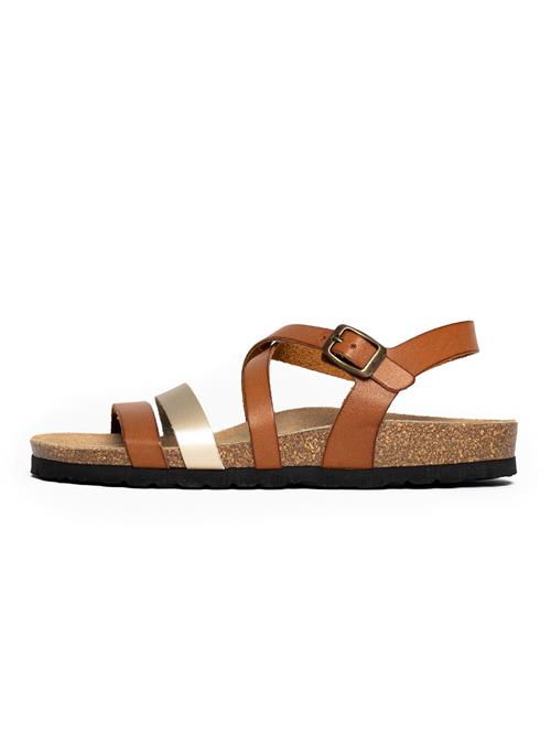 Se Bayton Sandaler med rem 'Gerone'  camel / guld ved About You