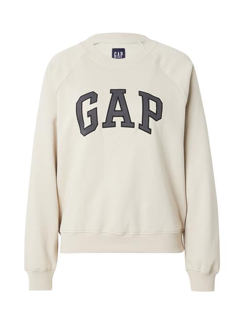 GAP Sweatshirt 'HOLIDAY'  beige / mørkegrå / sort