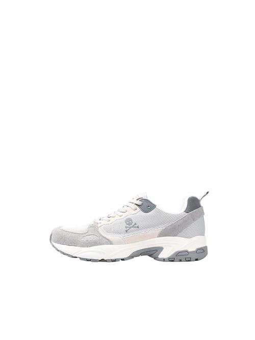 Scalpers Sneaker low 'Loop'  creme / lysegrå / hvid