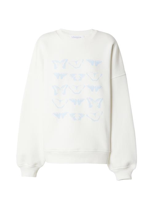 Se florence by mills exclusive for ABOUT YOU Sweatshirt 'June'  lyseblå / hvid ved About You