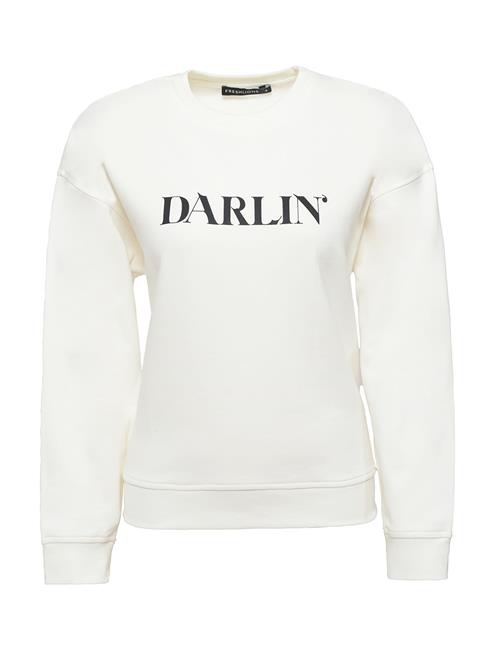 FRESHLIONS Sweatshirt ' DARLIN '  creme / sort