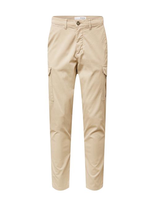 SELECTED HOMME Cargobukser 'Wick'  beige